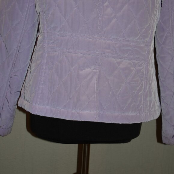 Talbots Petites Purple Quilted Jacket Size 14P - Picture 6 of 9